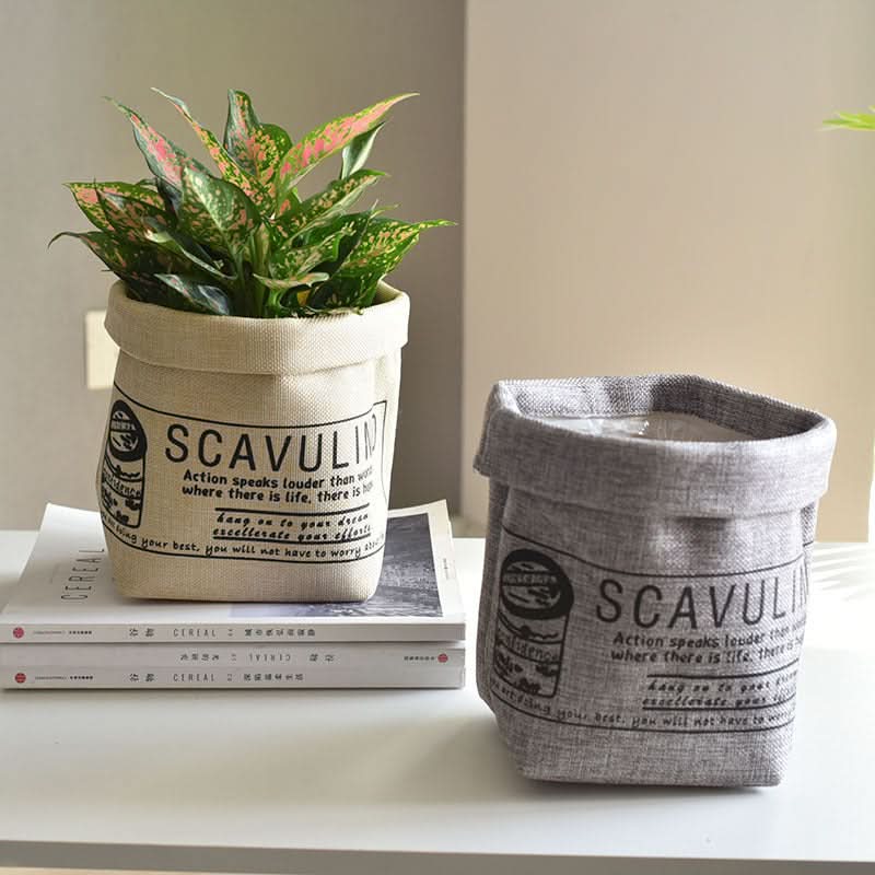 Washable Fabric Flower Pot – Breathable, Reusable Cloth Planter for Indoor Decor
