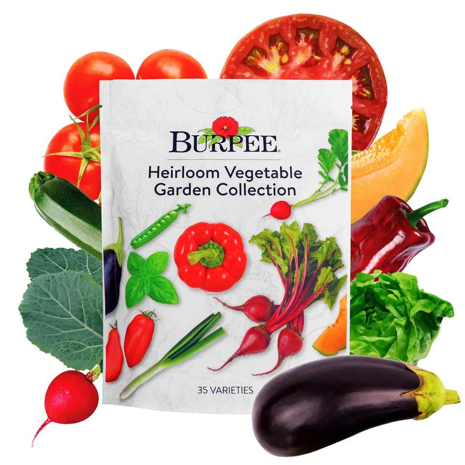 Heirloom Vegetable Plant Seeds (35 Variety Pack), Non-Gmo, Annual Lifecycle, Full Sun