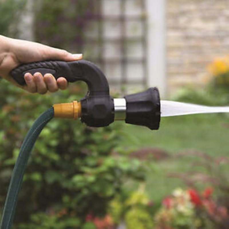 Mighty Power Hose Blaster Nozzle – 5-in-1 Adjustable Jet Sprayer for Garden, Lawn & Car