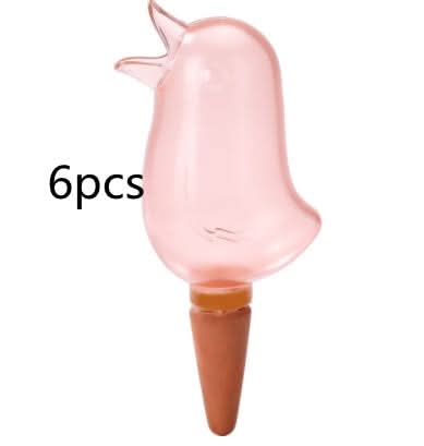 Topfpflanzen-Bewässerungsspieß für Zimmerpflanzen, Garten, automatisches Bewässerungswerkzeug, süße Vögel, Tropfbewässerungssystem-Set für den Innenbereich