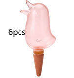 Topfpflanzen-Bewässerungsspieß für Zimmerpflanzen, Garten, automatisches Bewässerungswerkzeug, süße Vögel, Tropfbewässerungssystem-Set für den Innenbereich