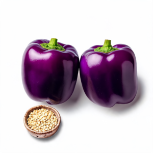 Purple Color Sweet Pepper Seeds Pimento Pepper Big Pepper High-yield Vegetables Seed