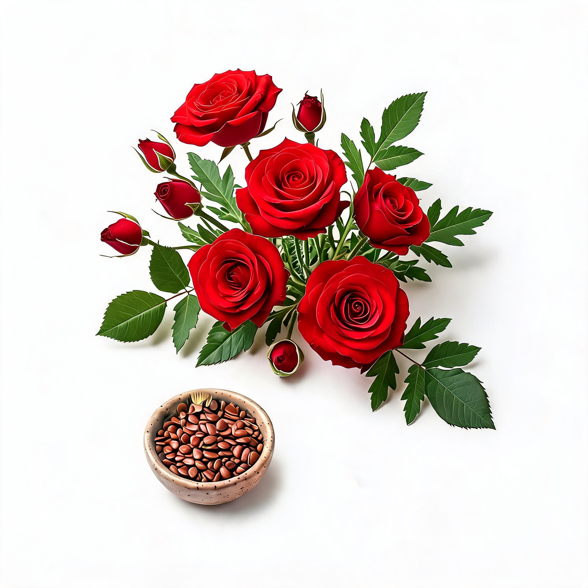 Red Rose Seeds for Planting 300 Beautiful Flower Seeds